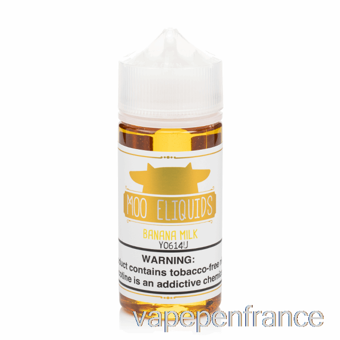 Lait De Banane - E-liquides Moo - Stylo Vape 100ml 0mg